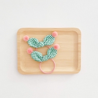 Girl Hair Tie Bunny Pom Pom Pair (GPT9425)